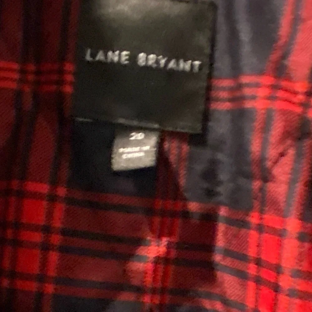 Warm denim and flannel lined jacket.